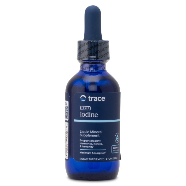 Trace Minerals Liquid Ionic Iodine from Potassium Iodide (225 mc, 59 ml | Vitamin & Mineraltillskott - Mineraler - Jod | Gymkraft