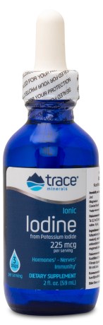 Miniatyrbild Trace Minerals Liquid Ionic Iodine from Potassium Iodide (225 mc, 59 ml