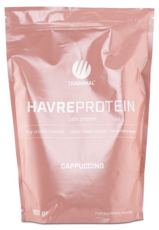 Miniatyrbild Trainimal Havreprotein, Cappuccino, 1 kg