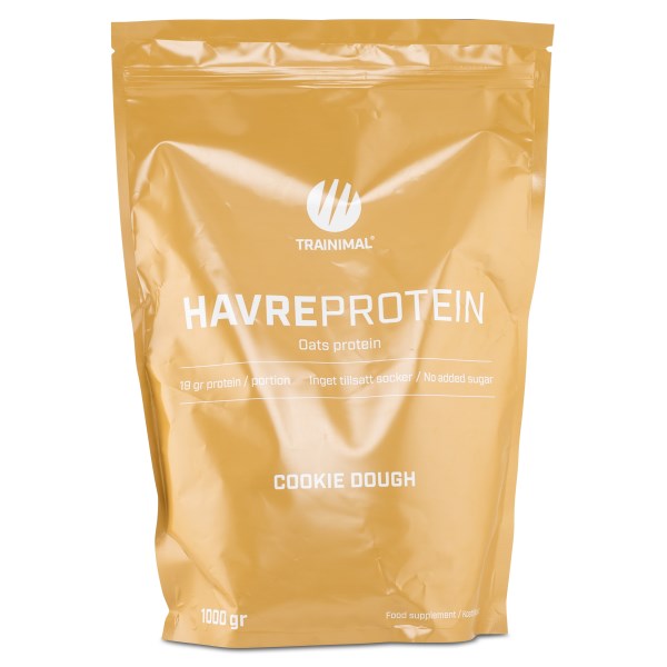 Trainimal Havreprotein, Cookie Dough, 1 kg