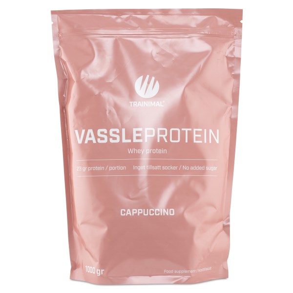 Trainimal Vassleprotein, Choklad, 1 kg