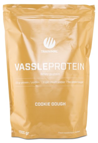 Miniatyrbild Trainimal Vassleprotein, Cookie Dough, 1 kg