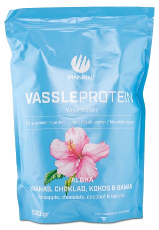 Miniatyrbild Trainimal Vassleprotein, Aloha, 1 kg