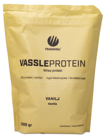 Miniatyrbild Trainimal Vassleprotein, Vanilj, 1 kg