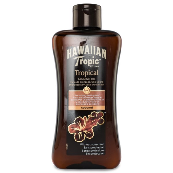 Köp Hawaiian Tropic Tropical Tanning Oil hos Svenskt Kosttillskott. Snabbt & fraktfritt!
