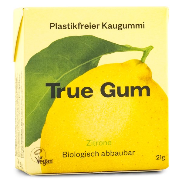 True Gum Tuggummi 1 st Citron