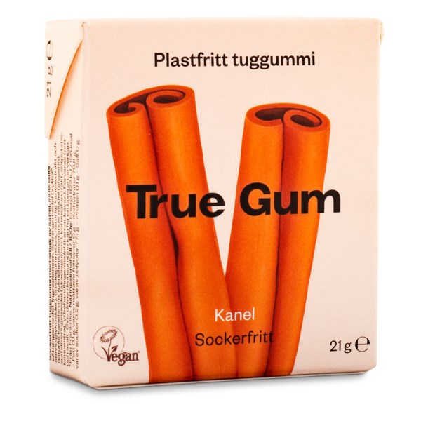 True Gum Tuggummi, 1 st, Cinnamon