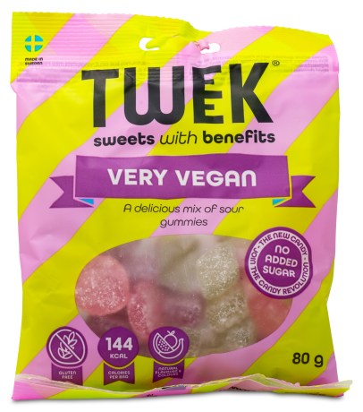 Miniatyrbild Tweek Gummies Vegan, 80 g, Very Vegan