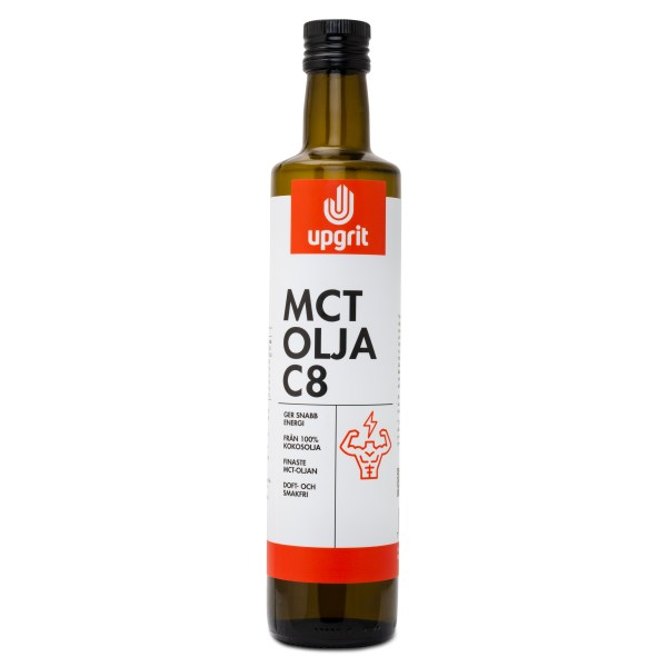 Upgrit C8 MCT-olja , 500 ml | Livsmedel - Till Skafferiet - Olja & Fett | Gymkraft