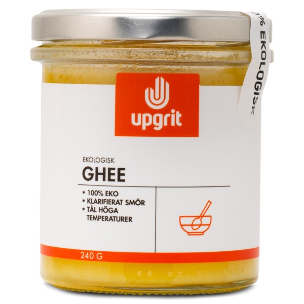 Upgrit Ghee EKO, 240 g | Livsmedel - Till Skafferiet - Olja & Fett | Gymkraft