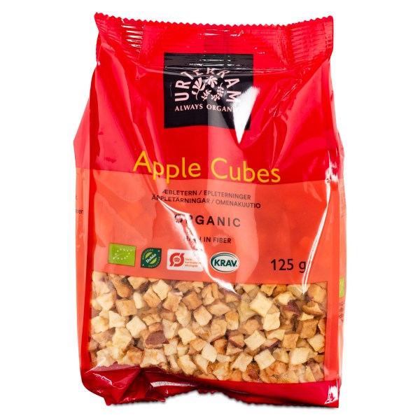 Urtekram Äppeltärningar 125 g