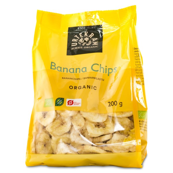 Urtekram Bananchips Organic 200 g