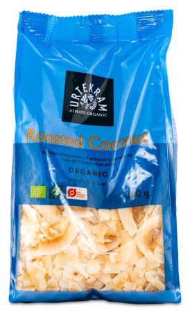 Miniatyrbild Urtekram Rostade Kokoschips EKO, 200 g