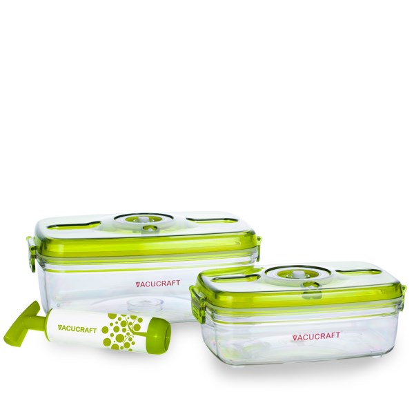 Vacucraft Set 2 Behållare, 2 st