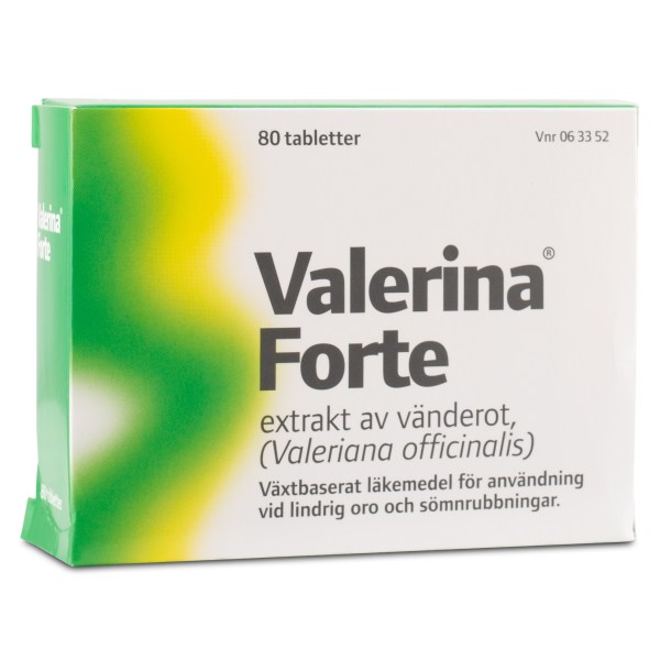 Valerina Forte, 80 tabl | Hälsa - Receptfritt & Växtläkemedel | Gymkraft