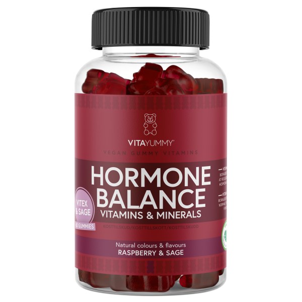 VitaYummy Hormone Balance, Raspberry & Sage, 60 Gummies