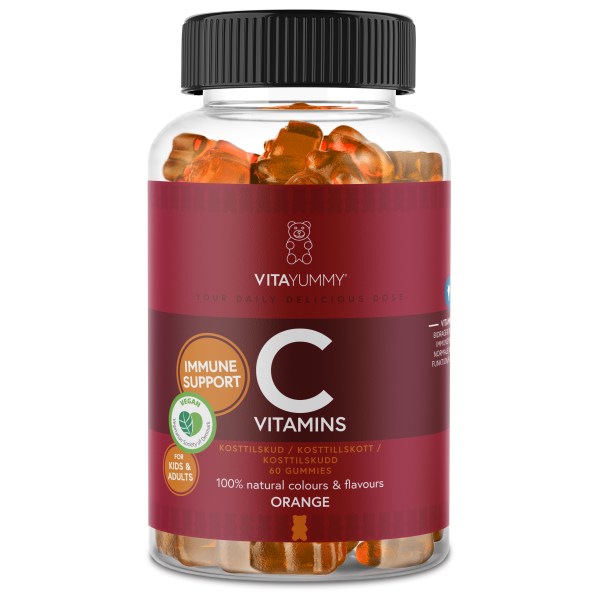 VitaYummy Vitamin C, Orange, 60 Gummies | Vitamin & Mineraltillskott - Vitaminer - C-vitamin | Gymkraft