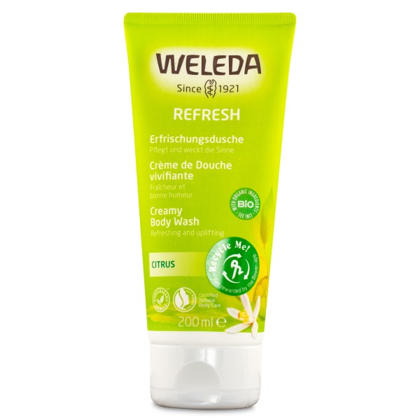 Weleda Citrus Creamy Body Wash, 200ml