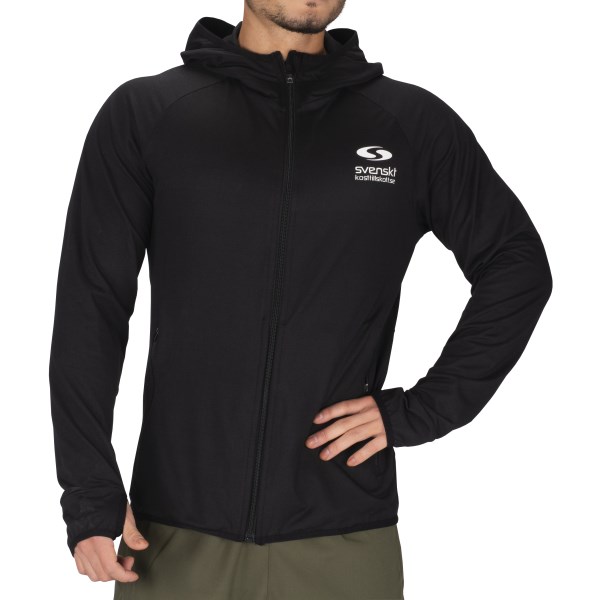 Zip Hoodie Herr Black