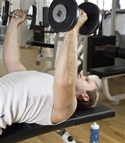 Hantelflyes slutposition