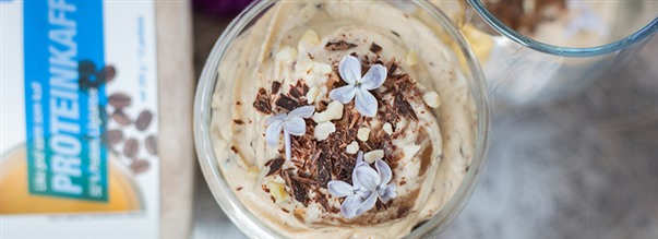 Snabb dessert p� kvarg med kaffesmak