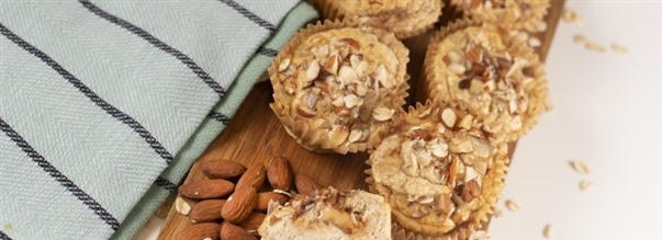 Proteinmuffins med mandel och proteinbar-gmma