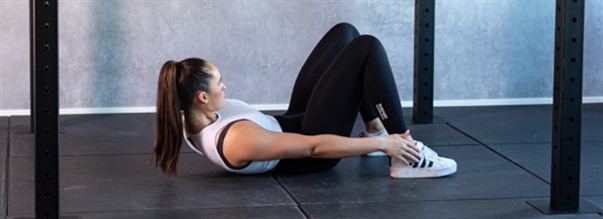 Sidorotation (alternate heel touches)