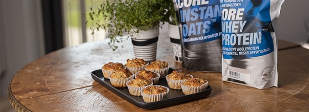 Matiga proteinmuffins med fetaost