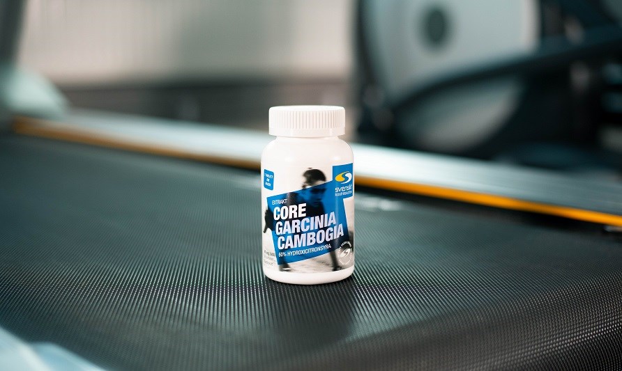 Bild p en burk Core Garcinia Cambogia.