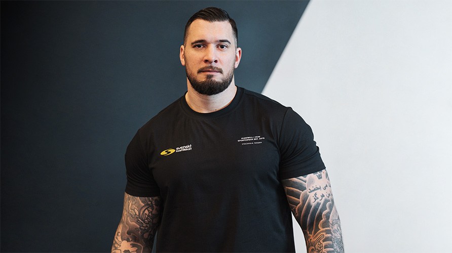 Portr�tt p� David Friberg.