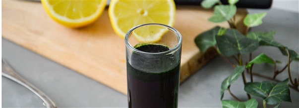 Recept: Grn morgonshot