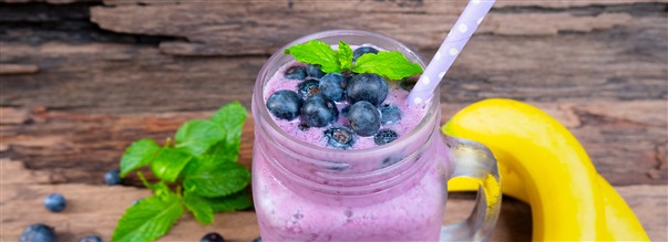 Recept: Proteinrik blbrssmoothie