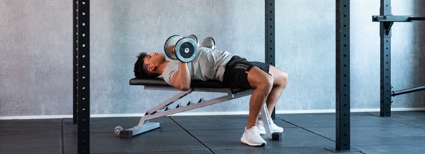 Hantelpress (dumbbell press)