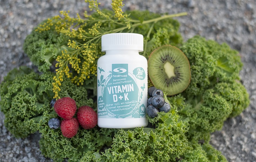 Köp Vitamin D+K fraktfritt & snabbt hos Svenskt Kosttillskott.