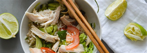 Recept: Proteinrik kyckling med stekt ris