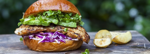 Recept: Hlsosamma kycklingburgare