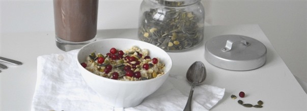 Recept: Proteingrt med lingon