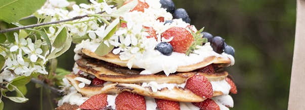 Recept: Proteinrik pannkakstrta