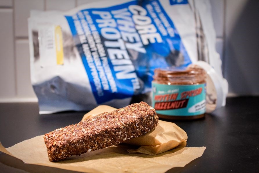 Hemmagjord proteinbar 