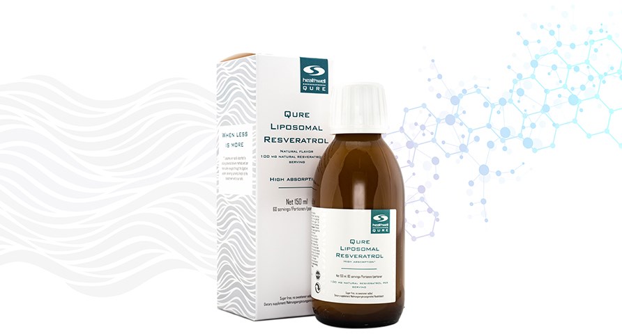 QURE Liposomal Resveratrol med hgt upptag.