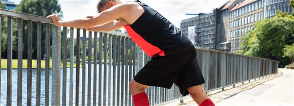 Hlsofrdelar med kompressionsstrumpor