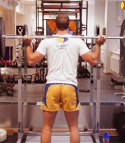 Superset med benböj