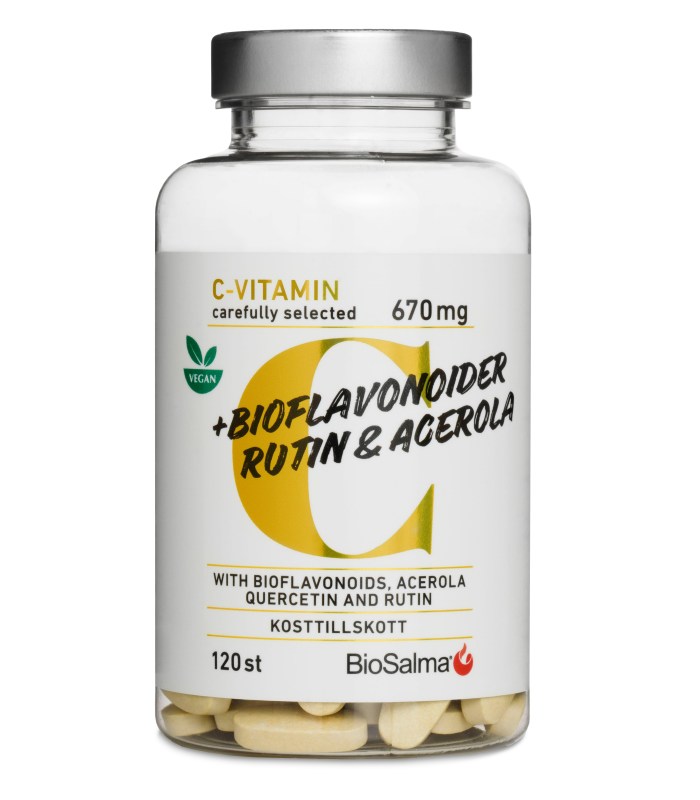 BioSalma C-vitamin 670mg + Bioflavonoider