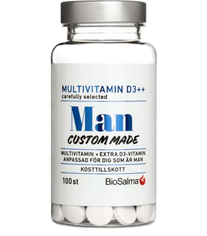 BioSalma Multivitamin Man D3-vitamin++