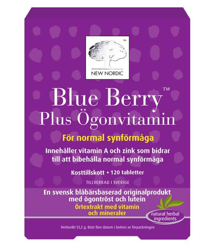 New Nordic Blue Berry Plus Ögonvitamin