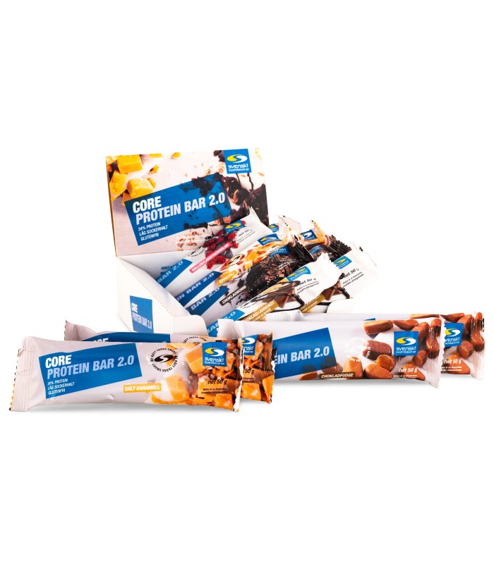 Core Protein Bar 2.0 Blandpack 12-pack
