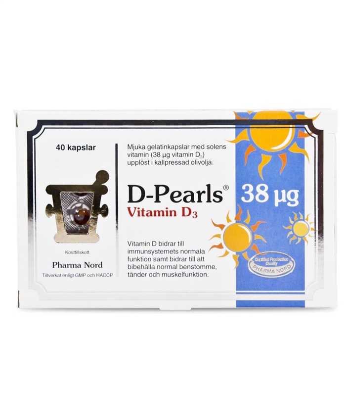 Pharma Nord D-Pearls Vitamin D3 38 mcg