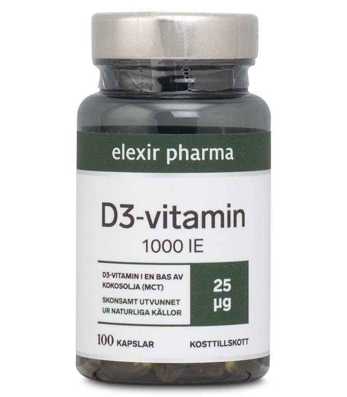 Elexir Pharma Vitamin D3 1000 IE