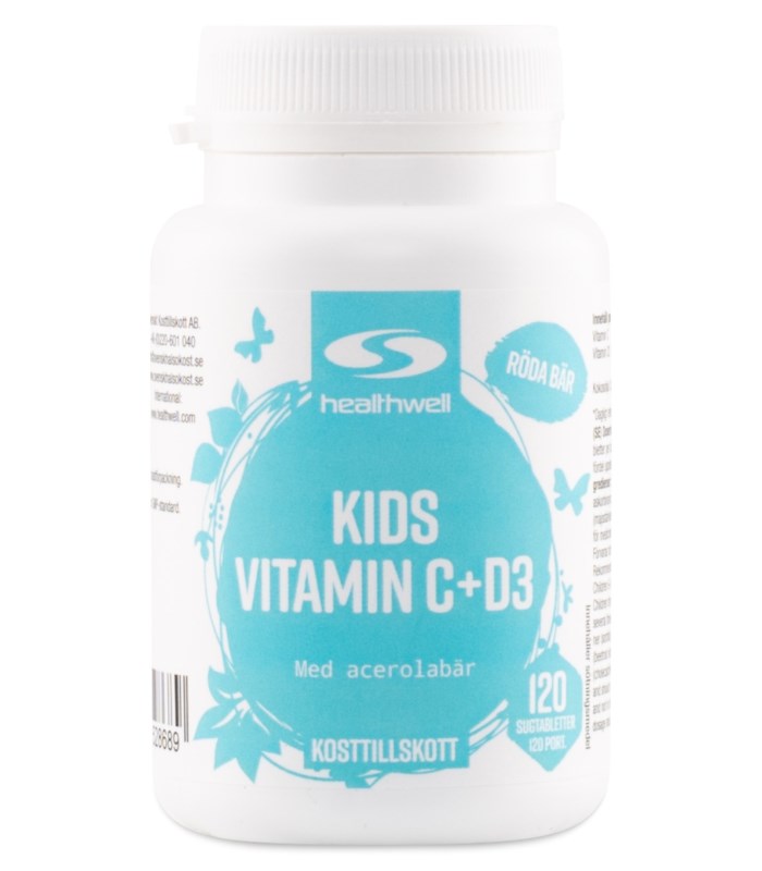 Healthwell Kids Vitamin C+D3