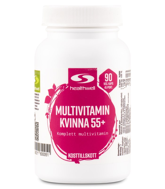 Healthwell Multivitamin Kvinna 55+